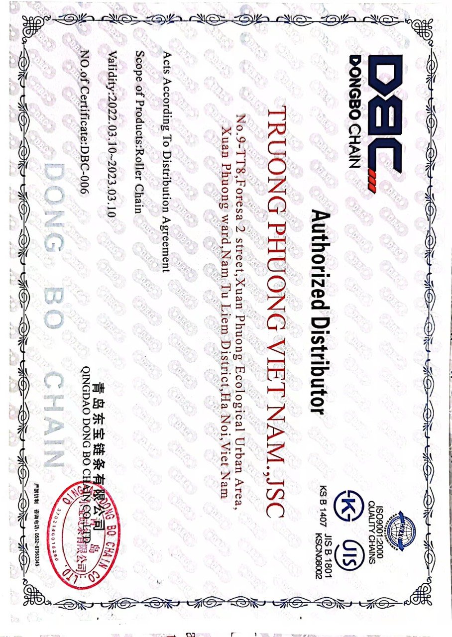 ủy quyền đại lý dongbo 2022