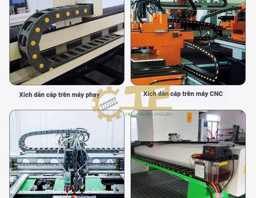 Ứng dụng của xích nhựa