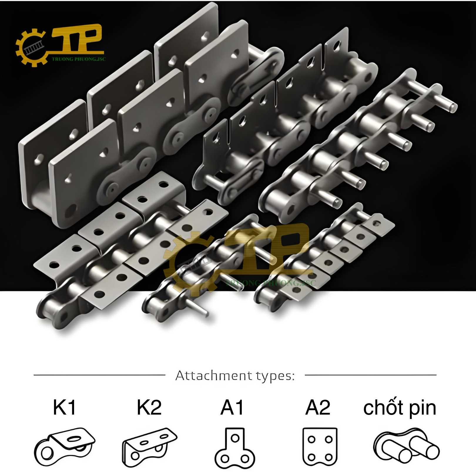 Xích băng tải công nghiệp 