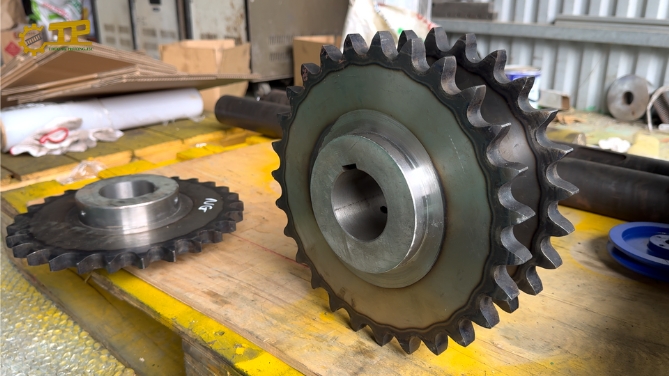 Gia công nhông xích phi tiêu chuẩn 