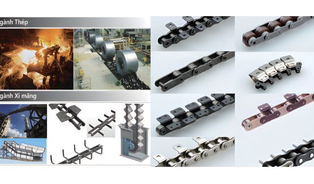 Ứng dụng xích TSUBAKI trong công nghiệp 