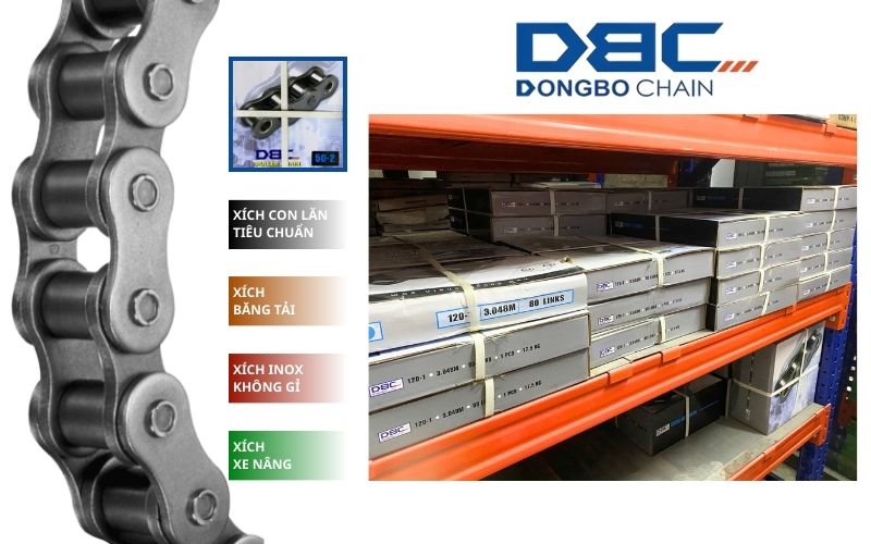 Các loại xích Dongbo DBC thương hiệu Hàn Quốc 