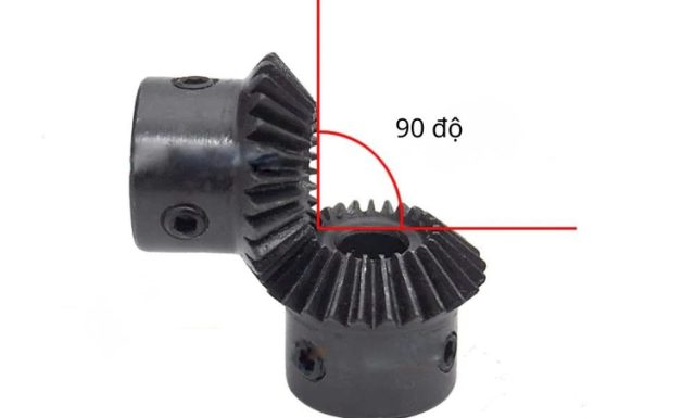 Bánh răng côn truyền động giữa hai trục vuông góc