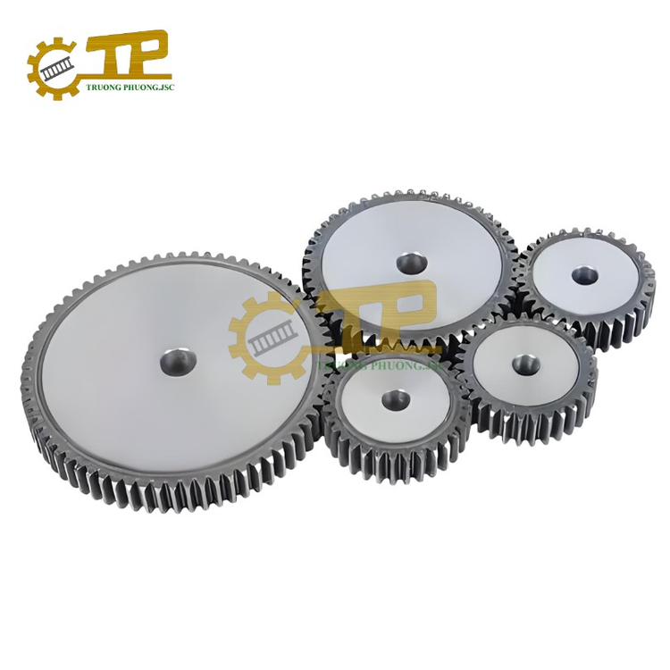 Bánh răng trụ răng thẳng có cấu tạo đơn giản, dễ gia công và đảm bảo truyền động ổn định giữa các trục song song