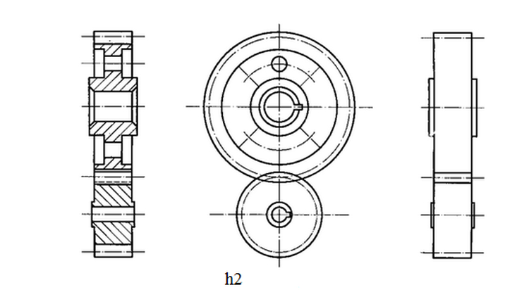 Cấu tạo tiêu chuẩn đảm bảo khả năng truyền lực ổn định, độ bền cao và độ chính xác khi ăn khớp giữa các bánh răng