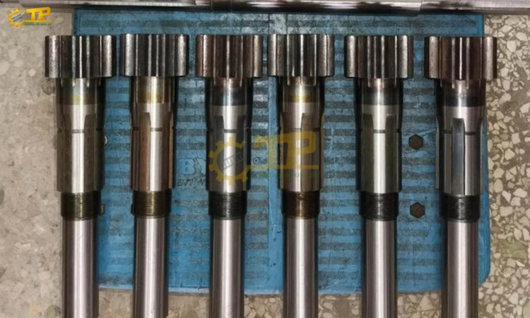 Gia công trục bánh răng yêu cầu độ chính xác cao về đồng tâm, độ cứng và bề mặt để đảm bảo truyền động ổn định, bền và ít rung ồn