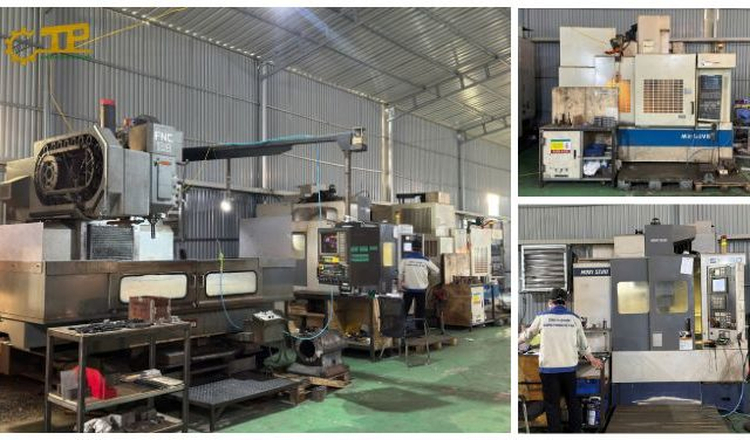 Hệ thống máy CNC đa dạng giúp gia công nhiều loại chi tiết cơ khí với độ chính xác cao.