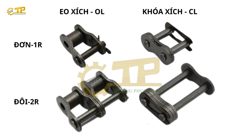 Khóa nối xích giúp liên kết hai đầu sợi sên bền bỉ